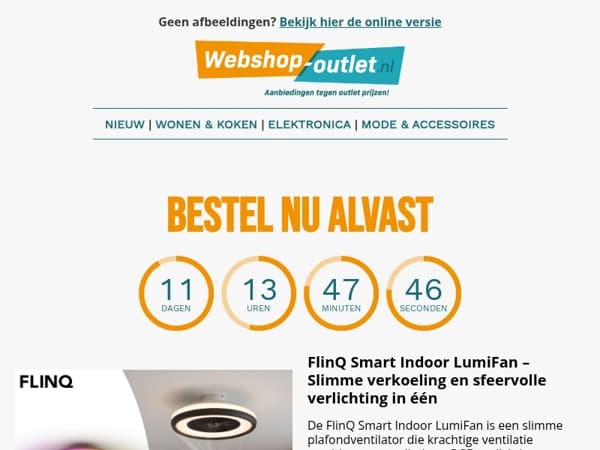 🌀 Hou je hoofd koel, je huis strak en je outfits 🔥 – alleen deze week!