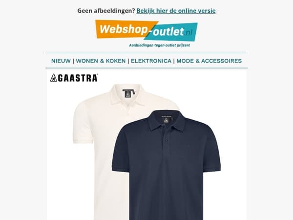 Outlet alert 🚨 – Gaastra & Mario Russo voor stuntprijzen