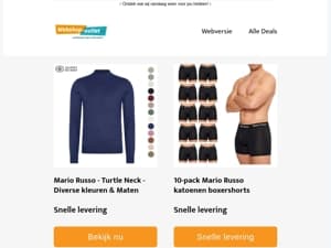 Mario Russo Sale - Pak hier jouw korting!