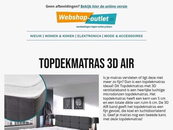 😴 Slaap beter, droom groter – topdekmatrassen & beddengoed nu in de aanbieding