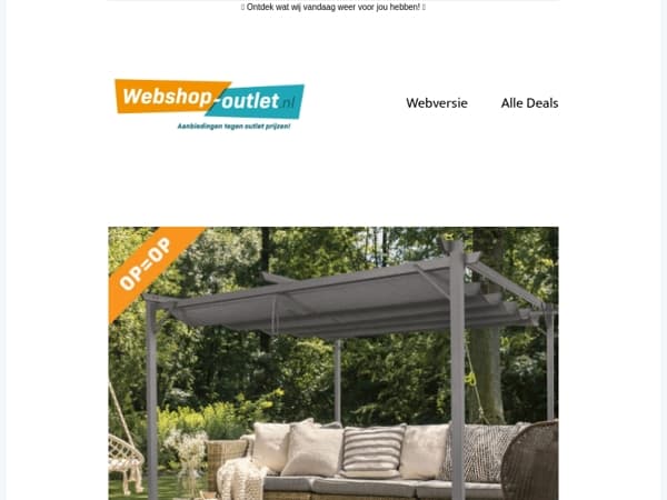 Mega opruiming Grote Tuinartikelen - Prijsverlaging