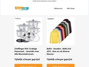 Ballin Hoodies / Cheffinger 12-delige Pannenset / En meer..