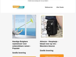 Buigzame Raamwisser / Heuptasje handig voor vakantie / En meer..