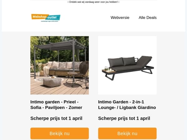 ‼️ Laatste dag: oude prijzen, nieuwe tuin