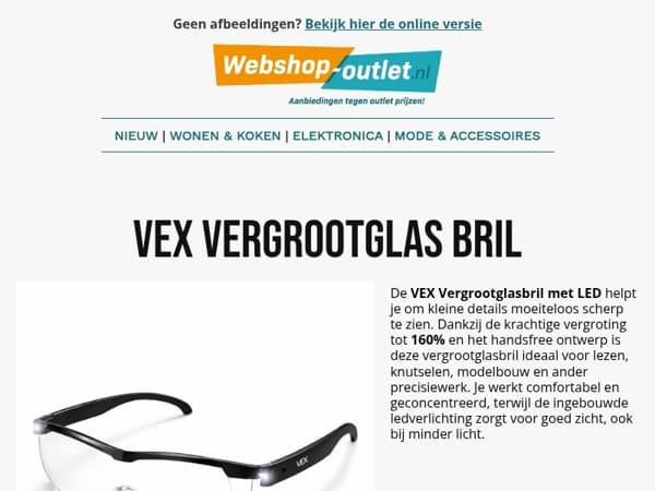 Vergrootglas bril met LED / Puzzelplaat / Digitale Verrekijker / Vergrootglas met LED