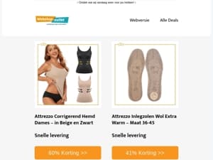 🤑 De best verkochte comfort-items NU met korting! 💥