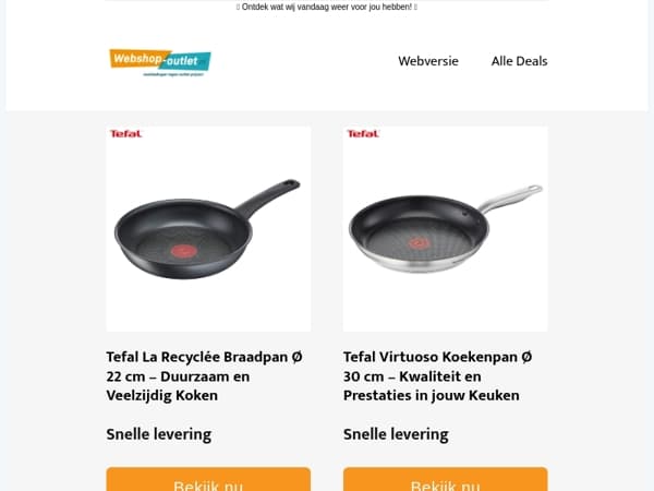 Deze Tefal-pannen maken koken wéér leuk (en ze zijn nu in de aanbieding!)