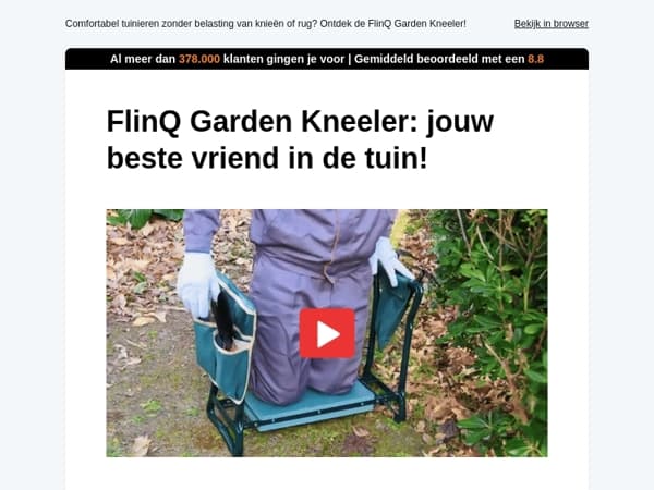 Maak tuinieren weer leuk – zonder rugpijn! 🌿✨