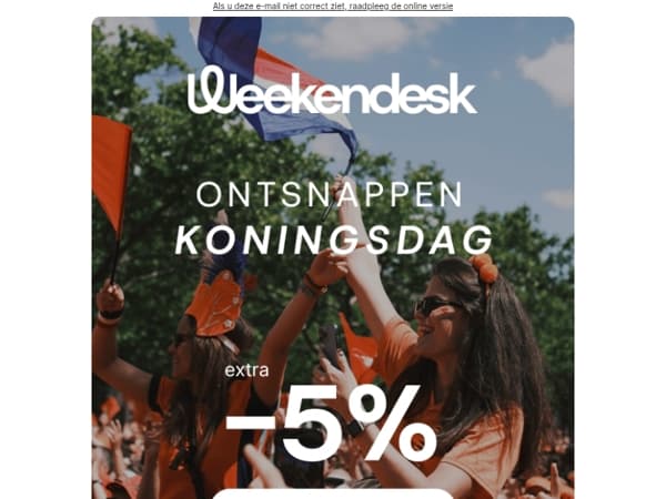 Verspil je lange weekends niet