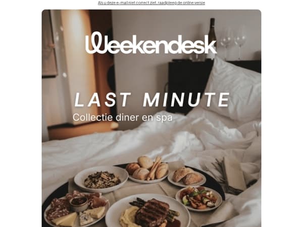 LAST MINUTE AANBIEDINGEN!