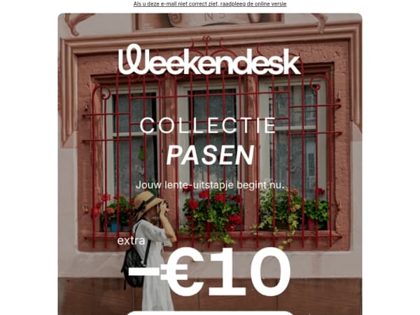 10 € korting voor Pasen