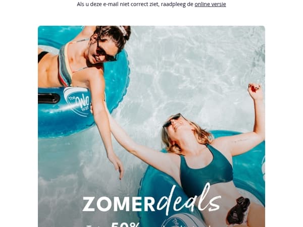 🚨 ZOMERSOLDEN: Tot -50% korting!