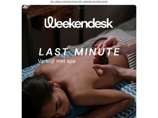 Spa uitjes vanaf € 79