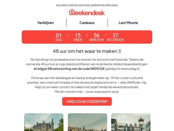 ⏰ Laatste oproep: tot -40% korting verloopt binnen 48 uur 💥