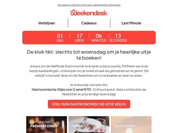 ⏰ Nog maar 2 dagen: Mis je laatste smaak van WeMode niet! 🍴