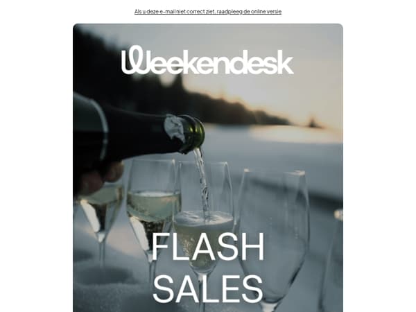 LAATSTE FLASH SALES De laatste aanbiedingen van 2025