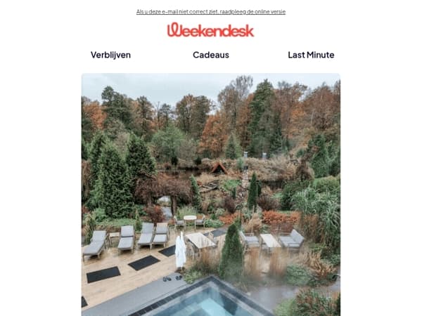 ⏳ Last Minute: weekend vanaf € 63