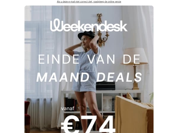 Weekender, je hebt deze maand een uitstapje verdiend