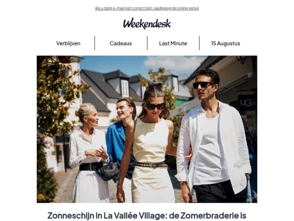 ☀️ Zomerbraderie in La Vallée Village