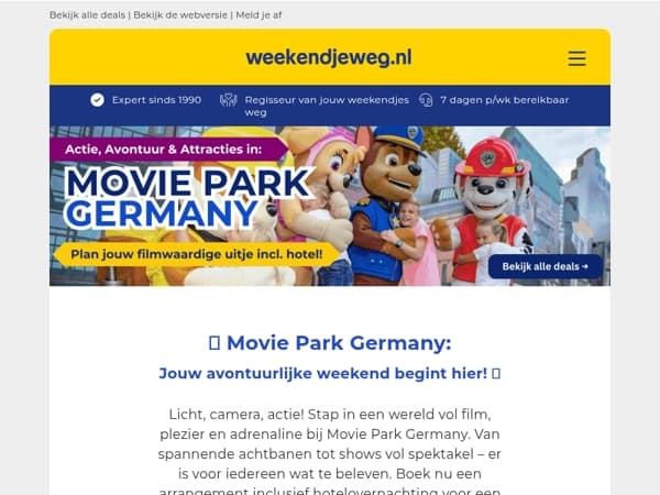 🎬 Actie, Avontuur & Attracties: Movie Park Germany wacht op je! 🎢💥