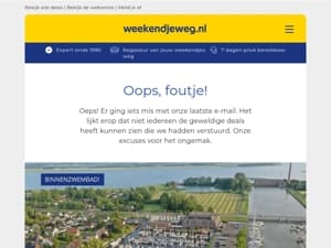 Oops, er ging iets mis! 😊 POPULAIR! 🤯 4*-hotel Friesland + ontbijt + sauna & meer v.a. 44,50 | Mystery Hotel Den Haag + ontbijt v.a. 56 p.p.!