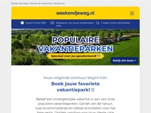 🔥 Mis ze niet: de populairste vakantieparken van dit moment! 🏡