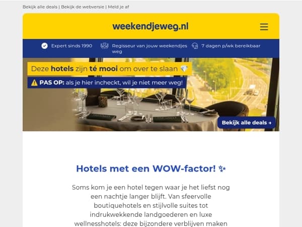 💎 Hotels met een WOW-factor: deze parels zijn té mooi om over te slaan! ✨