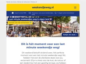 ⏰ Last minute genieten van het lenteweer? ☀️ Wij hebben de beste deals voor jou! 🙌
