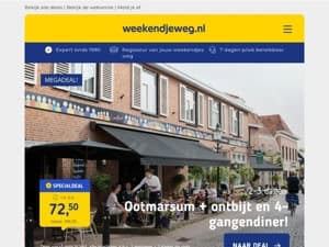 Ootmarsum-Deal! 🔥 + ontbijt & 4-gangendiner v.a. 72,50 | 4 dgn fietsvakantie Drenthe + bagagetransport v.a. 349 & meer!