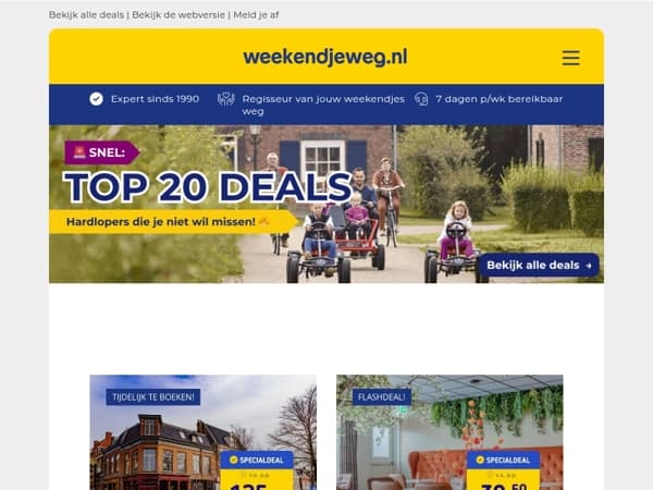 💛 Favorieten van de week: 3 dgn Dokkum + ontbijt + diner v.a. 125,- | Gerenoveerd hotel Friesland + ontbijt v.a. 39,50 + MEER! 🔥