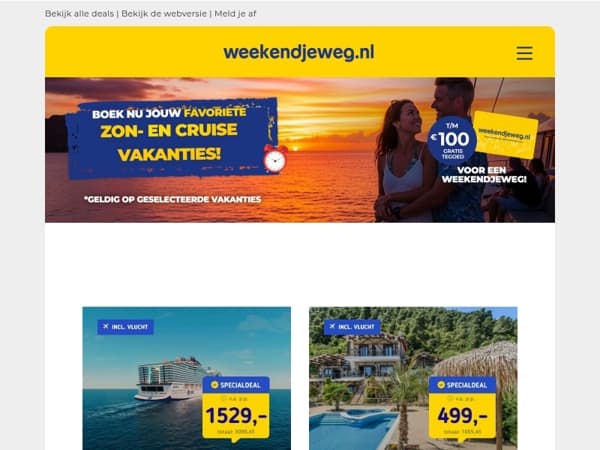 🚢☀️ Boek nu: jouw favoriete zon- en cruisevakanties!