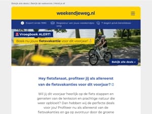 🌷 Vroegboek-Special: boek nu jouw fietsvakantie voor dit voorjaar vanaf €60 pp! 🚲✨