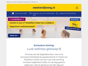 💙 Wellness Flashdeals: 4*-Postillion hotel + ontbijt + dagentree wellness v.a. 74,- p.p.! 🤩