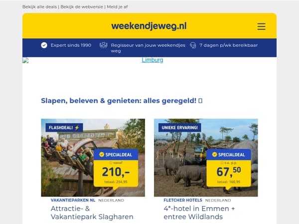 🔥 Overnachten + uitje vanaf €67,50 p.p. 👉 Attractiepark Slagharen, Wildlands, ABBA Voyage & MEER!