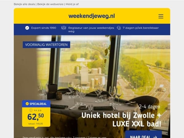 🌟 All time favorites: deze weekendjes weg blijven ongekend populair! 💥