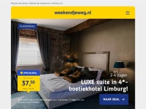 ⏰ Voor de snelle beslissers: Last minute Limburg - Luxe 4*-hotels vanaf SLECHTS €35 pp! 😱🤯
