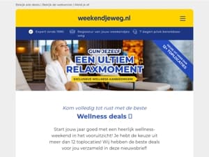 🌟 Exclusieve Wellness Aanbiedingen: keuze uit 12+ toplocaties vanaf €54,50 pp! 🌿