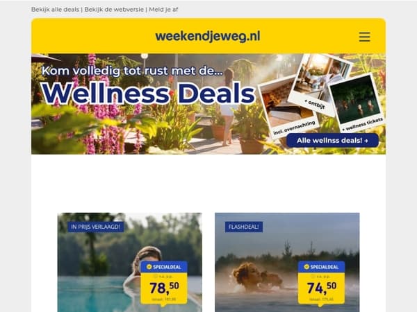 💛 Tijd voor ontspanning: Wellness + hotel + ontbijt vanaf 44,50 p.p.! 🌿