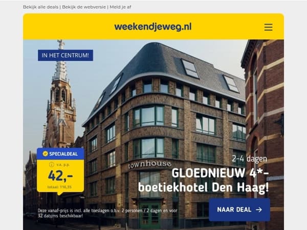 ✨ Ontdek Den Haag: 3x luxe 4*-hotels vanaf 42,- p.p.! 🔥