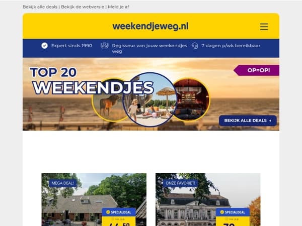 Pssst... Heb jij onze top 20 deal al gezien? 🔥 Nummer 7 ga je echt willen boeken 🤫👀