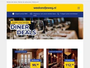 Diner Deals! 🍴💙 Landgoed Huize Bergen + 5-gangendiner v.a. 99,50 | Van der Valk Gorinchem + 3-gangendiner & meer!