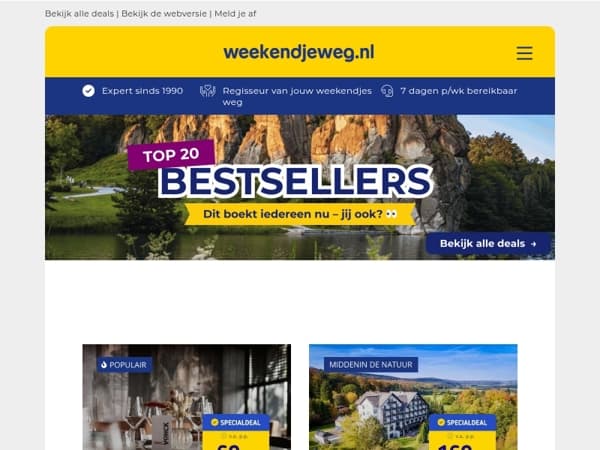 🔥 EXTRA KAMERS toegevoegd: 3 dgn wellnesshotel Vechtdal + ontbijt + 3-gangendiner + meer v.a. 69,- p.p. | 4 dgn halfpension in het Teutoburgerwald + meer v.a. 169,- p.p. 😱