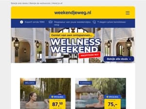 Toe aan ontspanning? 😌 Ga voor een wellness weekend v.a. 49,50 p.p.! 🔥