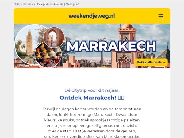 🕌 Ontdek Marrakech: dé stedentrip bestemming voor dit najaar! ☀️