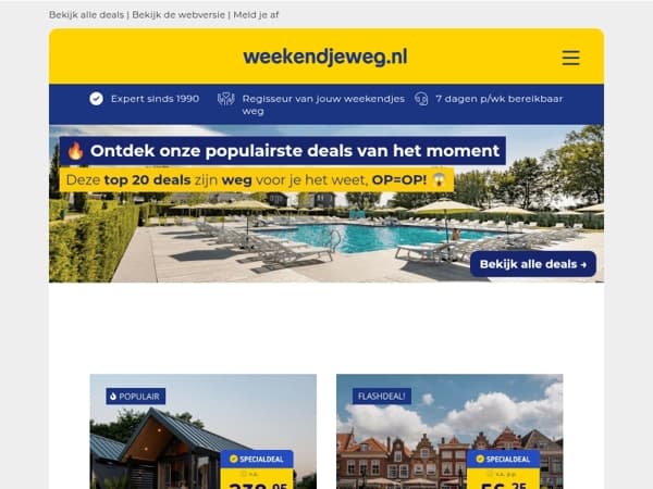 😱 Weg voor je het weet: top 20 populairste deals! 🔥 LAATSTE KANS tiny house Zuid-Limburg v.a. 238,95 | 4*-hotel Dordrecht + ontbijt v.a. 56,25 & MEER!