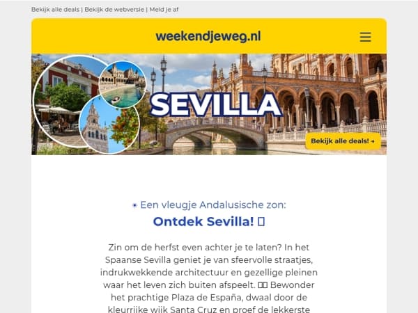 Zin in zon, tapas en Spaanse gezelligheid? Sevilla wacht op je! ☀️💃