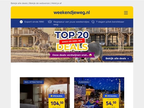 ⏰ NOG 48 UUR: Safari Hotel Beekse Bergen met 39% korting & MEER! 😱🤯