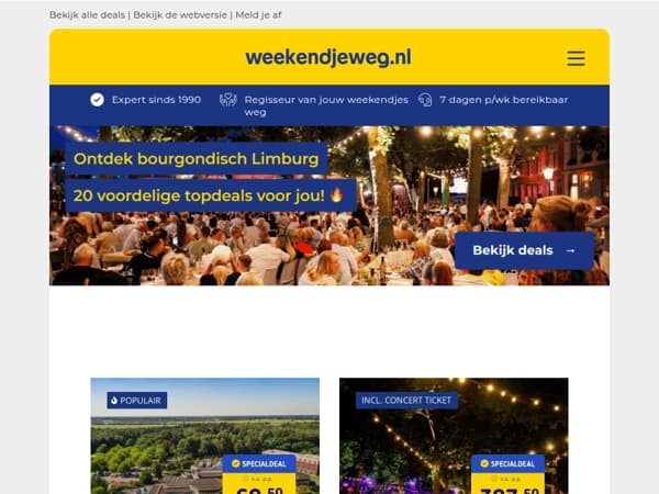 🔥 Pak je voordeel: 20 voordelige Limburg DEALS!