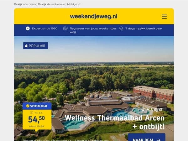 Wellnessweekendje nodig? 🧖‍♀️ 3x topdeals voor ultieme ontspanning! 🌿