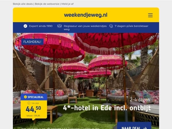 4 dgn bij het Wuppertal incl. ontbijt & diner v.a. 175 | Stedentrip Düsseldorf + ontbijt v.a. 39,50 p.p.! 😱